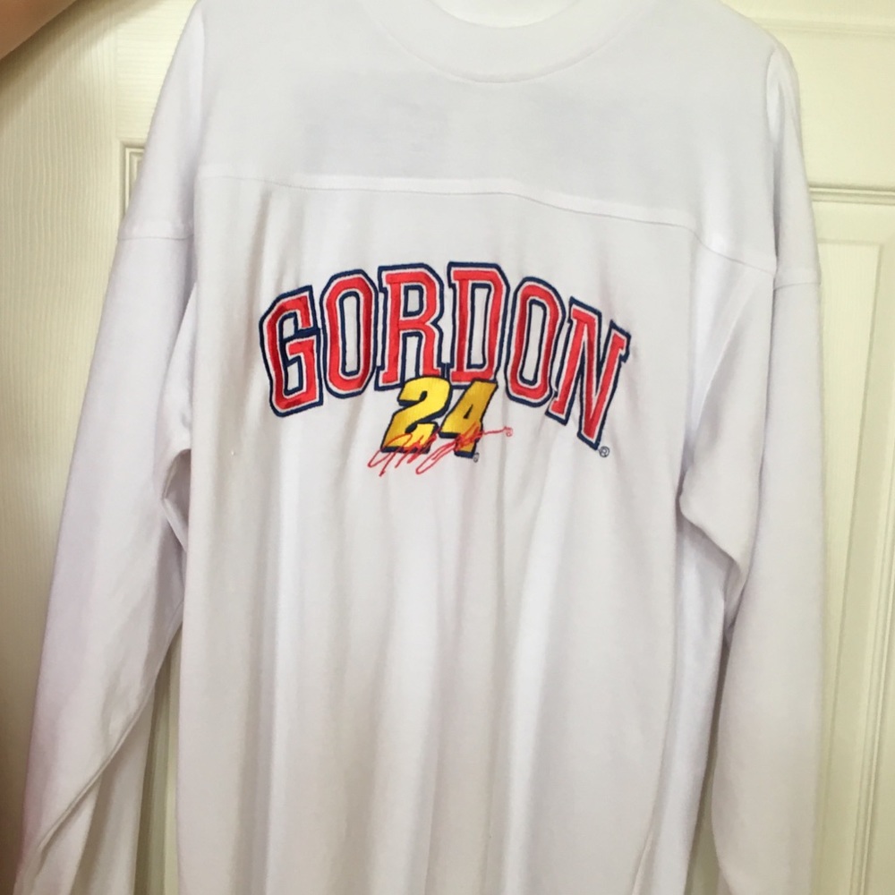 VINTAGE Jeff Gordon Long Sleeve Shirt- thick